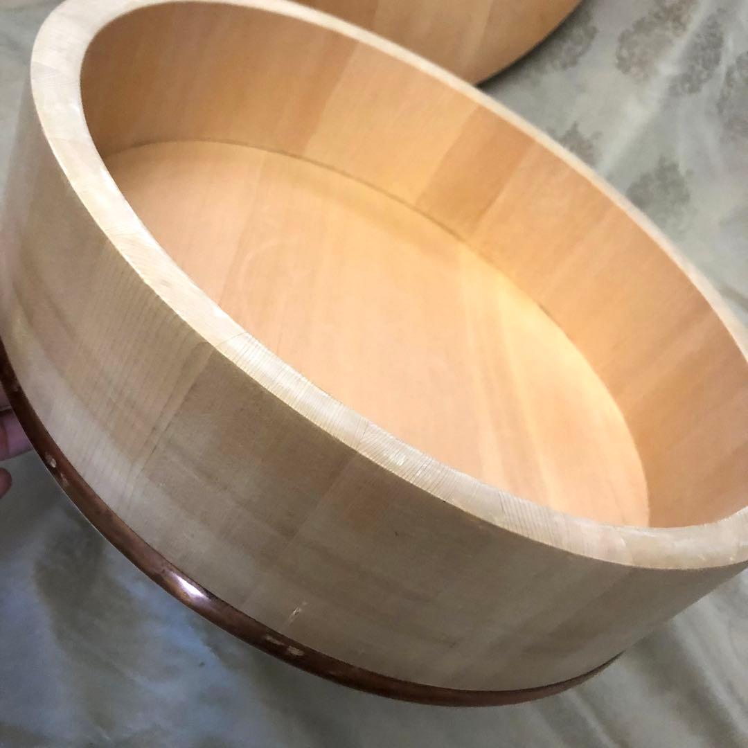 日本橋 木屋 飯台 木蓋 330mm 5合用 寿司桶