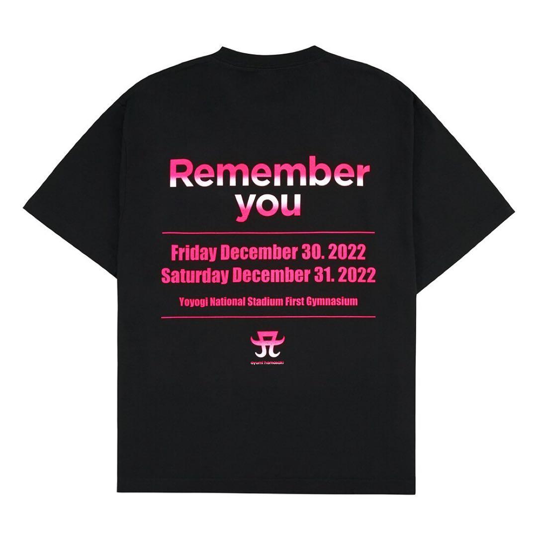 【浜崎あゆみ】remember you Tシャツ　黒