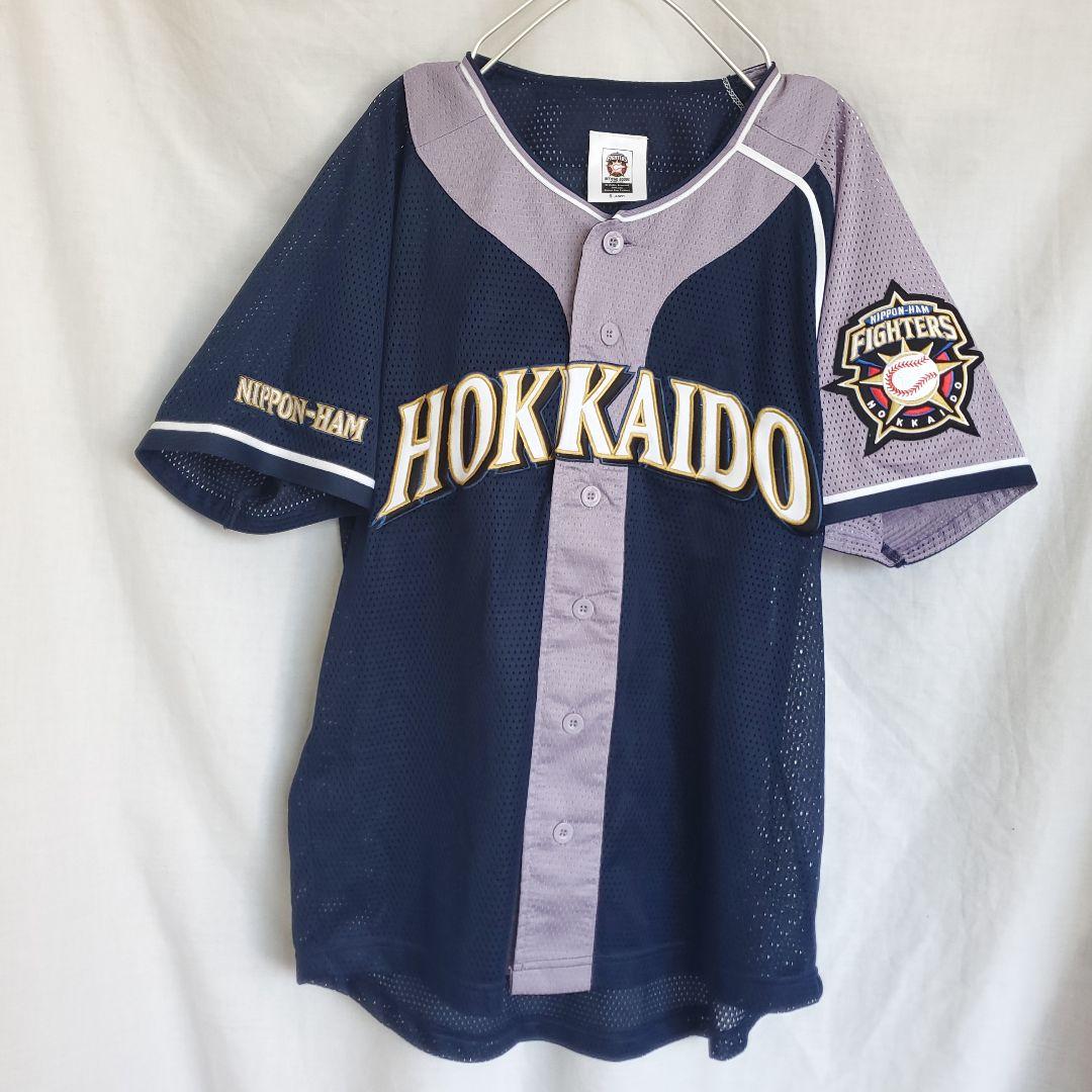 北海道日本ハムファイターズ　日ハム ラベンダー ユニフォーム 2009モデル M