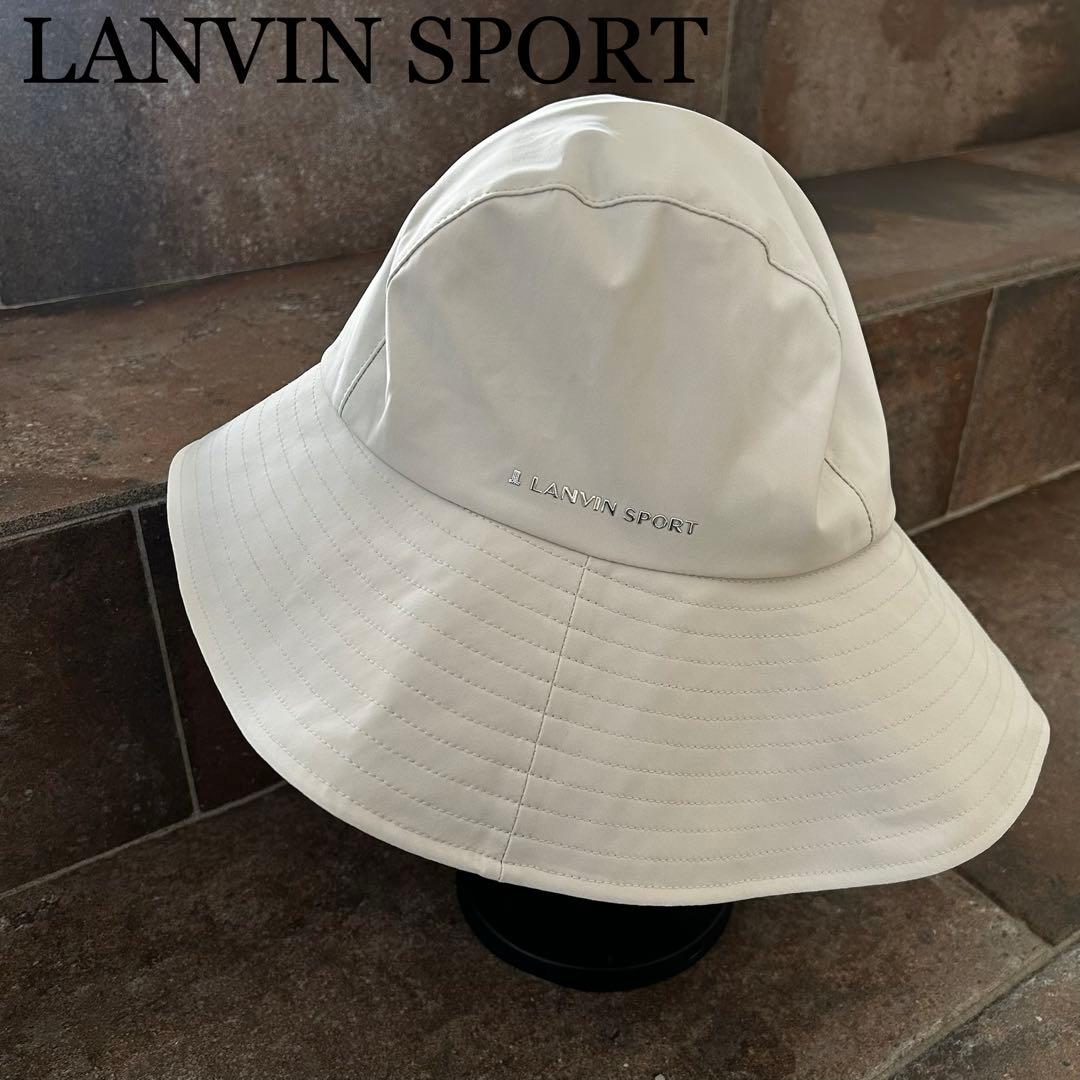 LANVIN SPORT（ランバン スポール）ツバ広めハット　ベージュ系