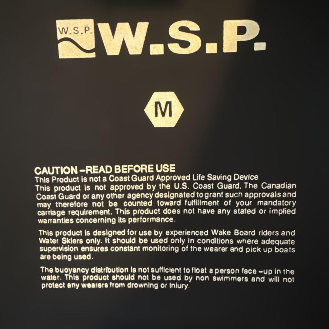 美品W.S.P ライフジャケット 迷彩 カモフラ ウェークボード ジェットスキー