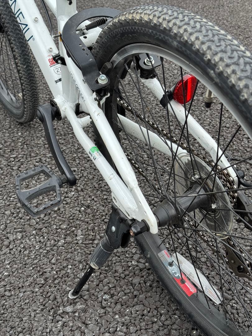 LOUIS GARNEAU j22 ホワイト 自転車 バスケット付き
