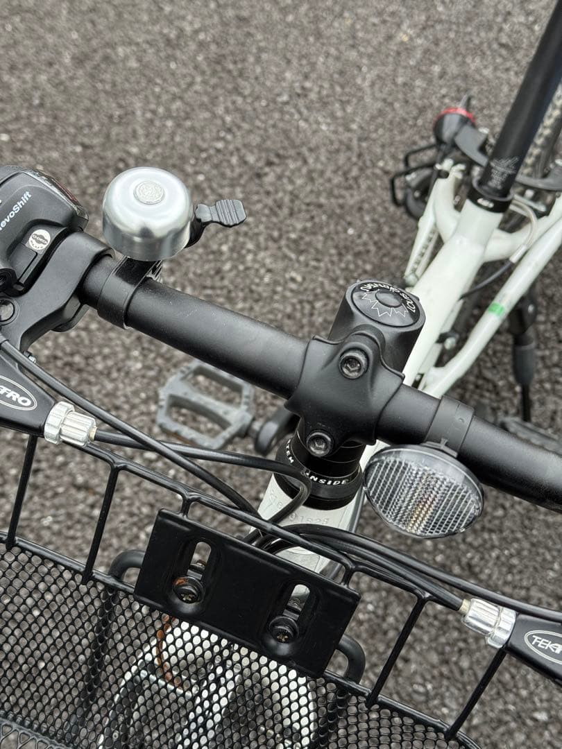 LOUIS GARNEAU j22 ホワイト 自転車 バスケット付き