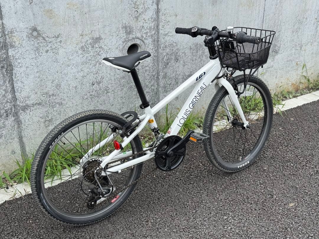 LOUIS GARNEAU j22 ホワイト 自転車 バスケット付き