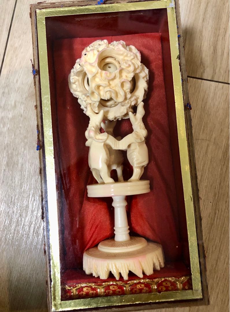 多層球　中国美術　工芸品