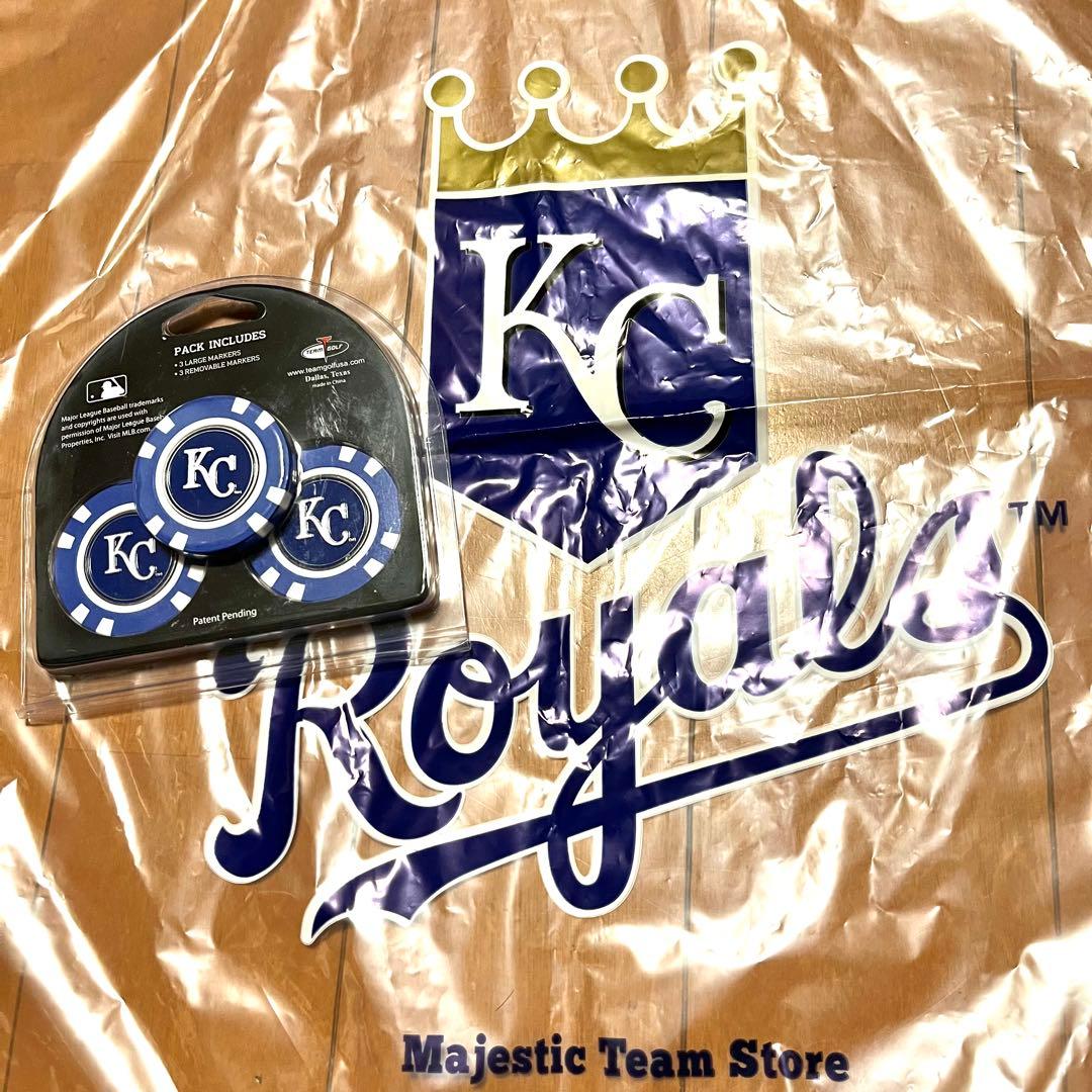 MLBカンザスシティロイヤルズ　ゴルフマーカー　袋付き