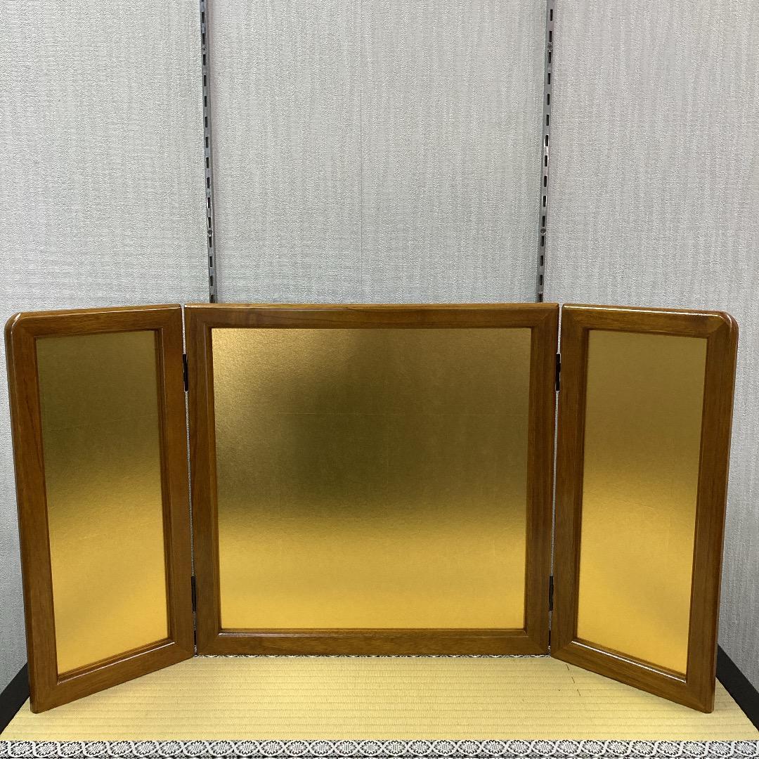 SB1 美品！金屏風　15号　高さ45㎝位　五月人形屏風　五月屏風