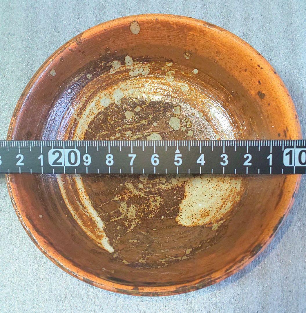 魯山人 料亭 星ヶ岡茶寮 (星岡茶寮）渦文見込 星岡印 平茶碗