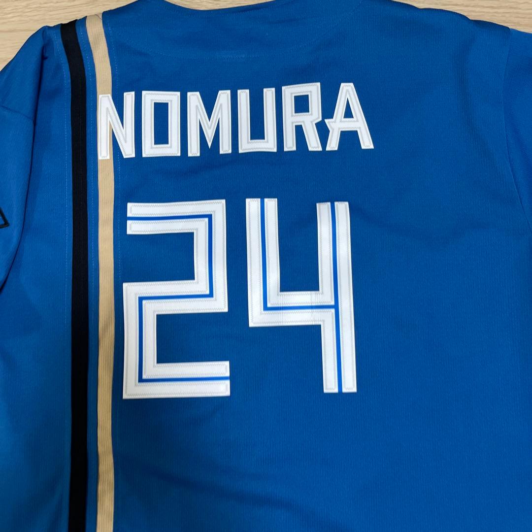 北海道日本ハムファイターズ　野村　ビジターユニフォーム