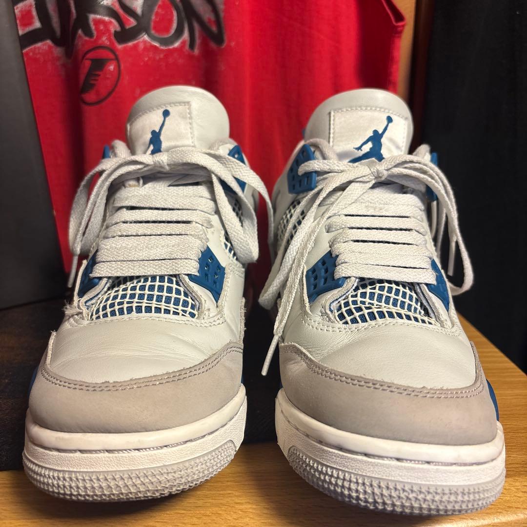 シューズ(男性用) Nike Air Jordan 4 \"Industrial Blue\"