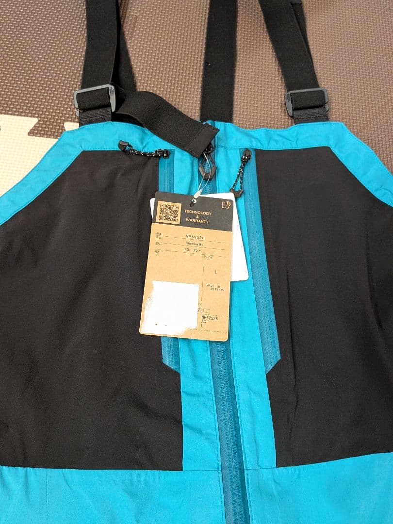 THE NORTH FACE シアアイスビブ NP62526アクア