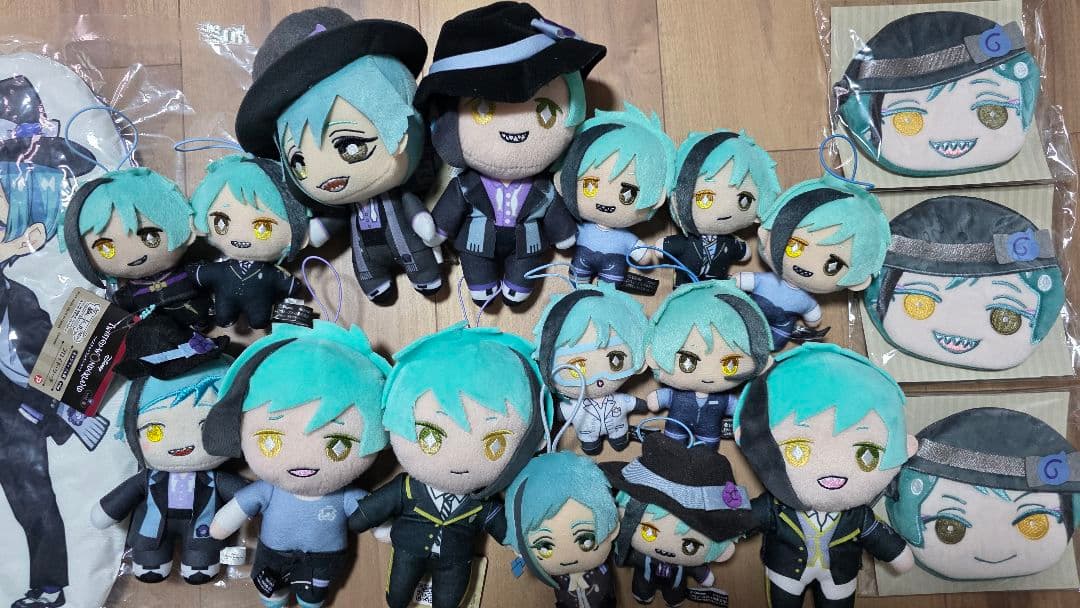 ツイステ　フロイド　ジェイド　ぬいぐるみ他