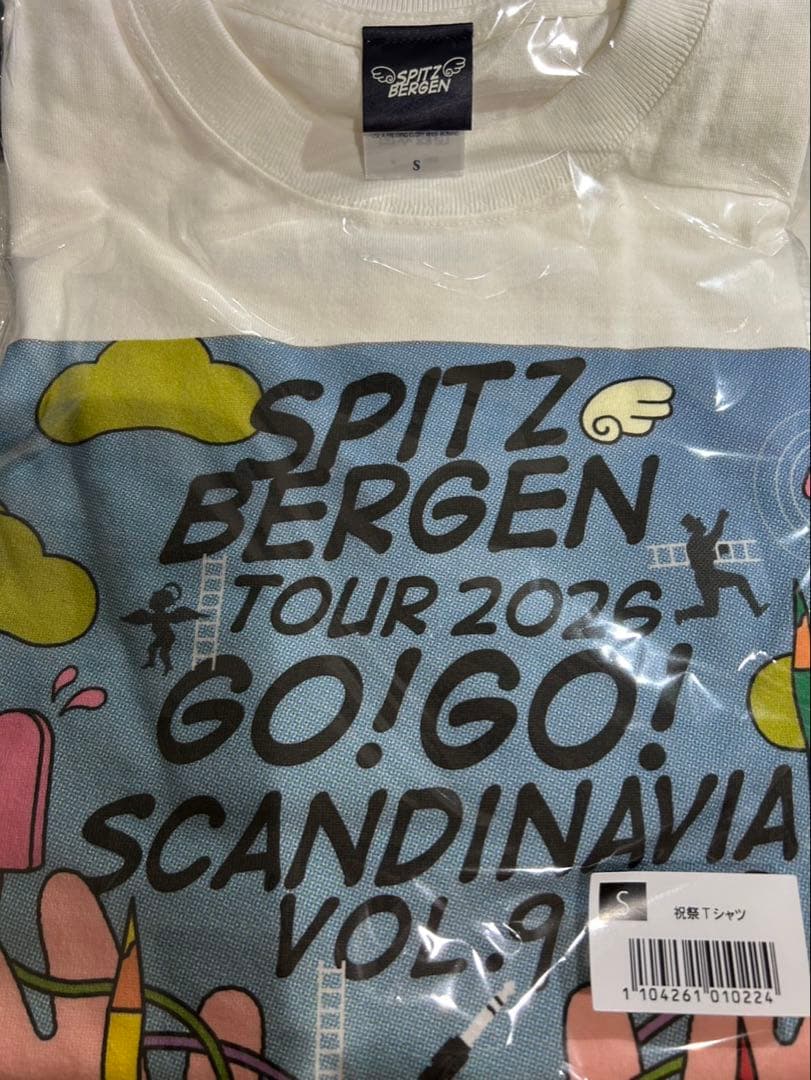 【新品未開封】スピッツSPITZ BERGEN TOUR 2026 Tシャツ M