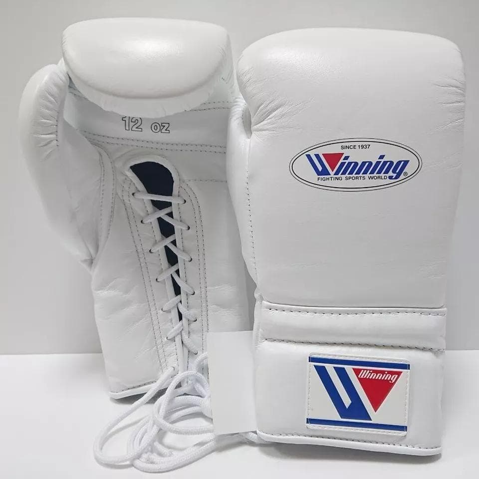 Winning ウイニング ボクシンググローブ 12oz 白 MS-400➁