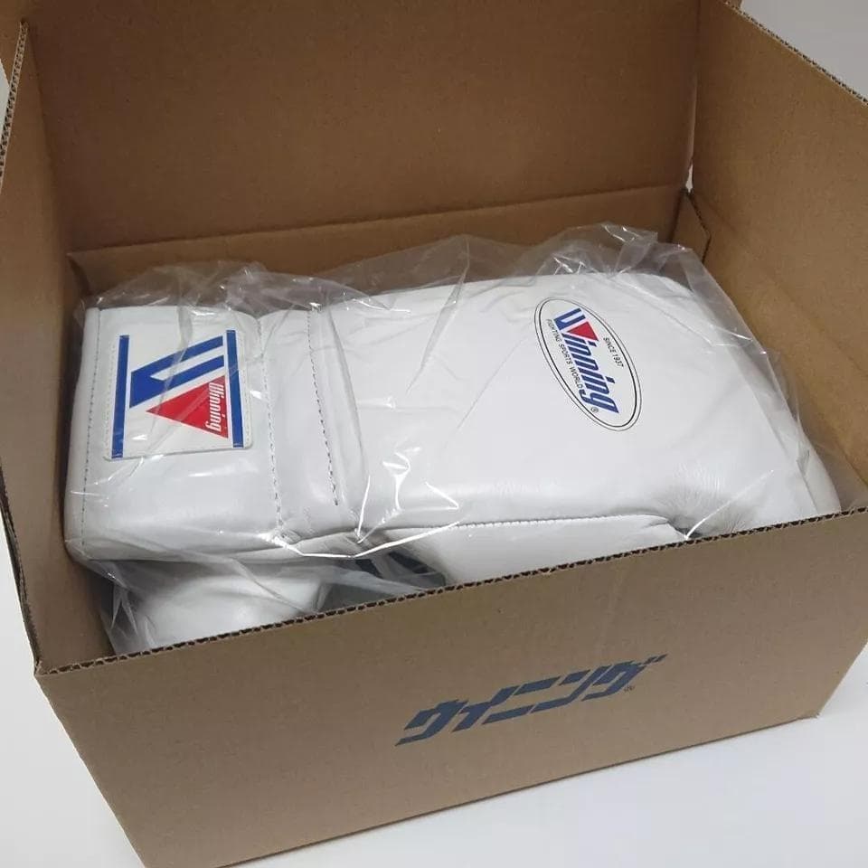 Winning ウイニング ボクシンググローブ 12oz 白 MS-400➁