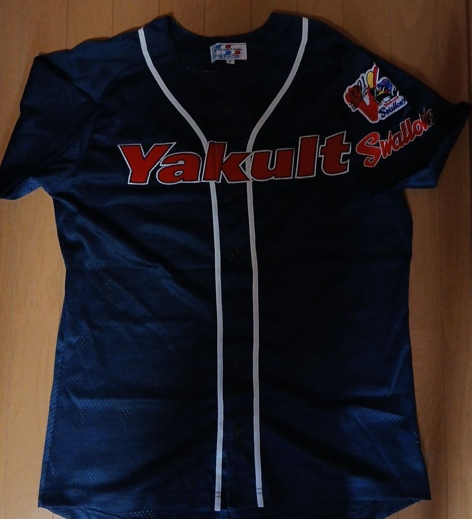東京ヤクルトスワローズ　2001年　優勝記念　ビジターユニフォーム