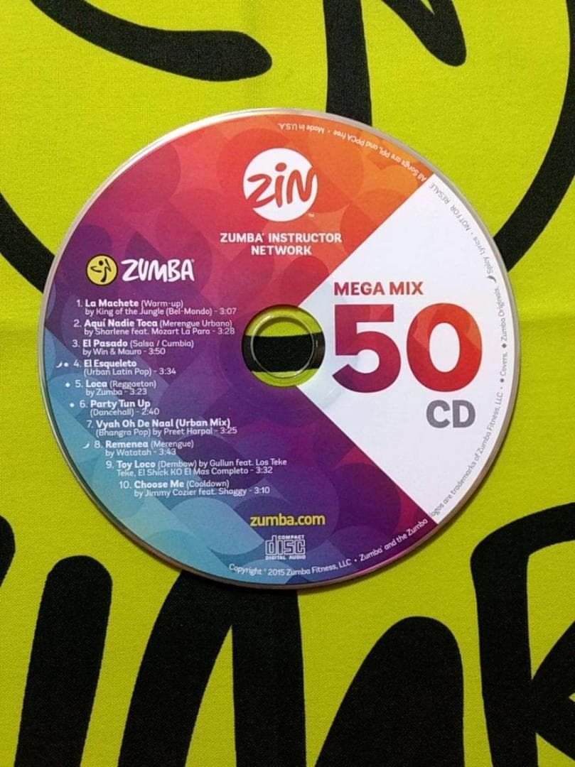 ZUMBA　ズンバ　CD　10枚セット　MEGAMIX41～MEGAMIX50
