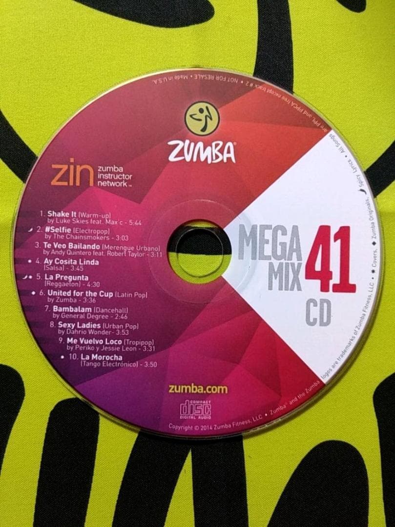ZUMBA　ズンバ　CD　10枚セット　MEGAMIX41～MEGAMIX50