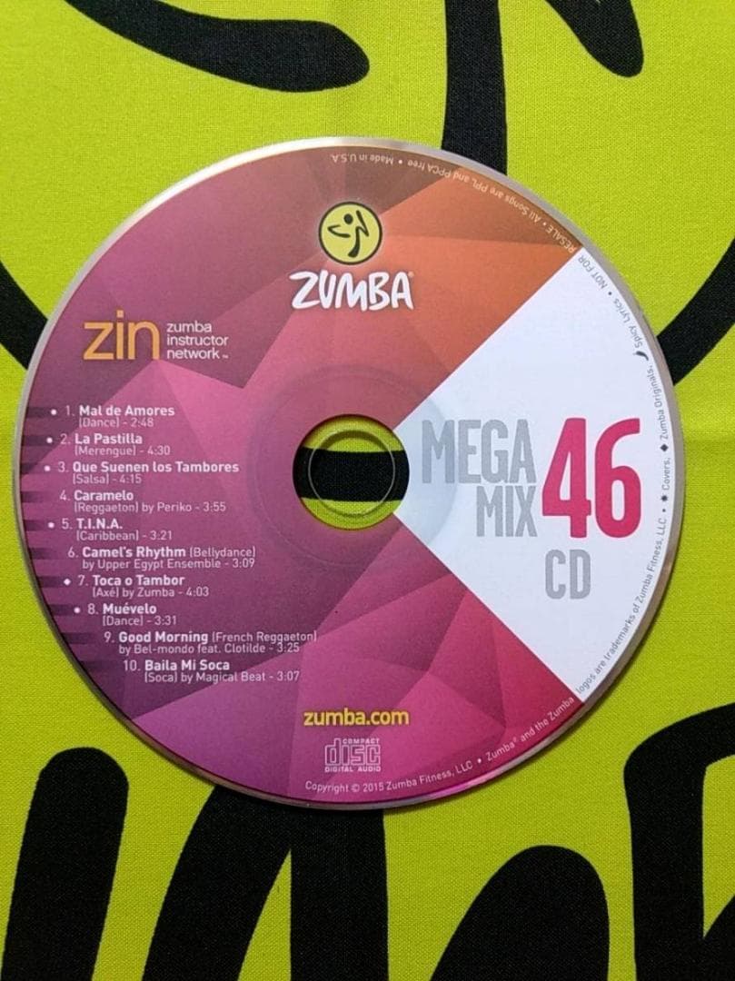 ZUMBA　ズンバ　CD　10枚セット　MEGAMIX41～MEGAMIX50