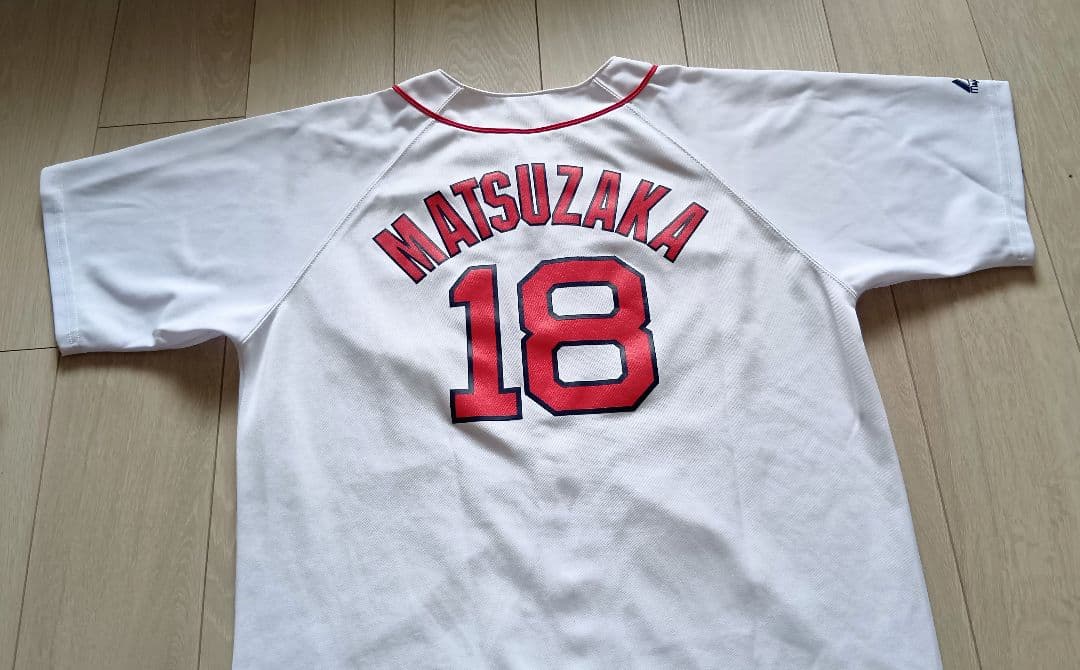 ボストン　レッドソックス　松坂　ホーム　ユニフォーム　マジェスティック　S