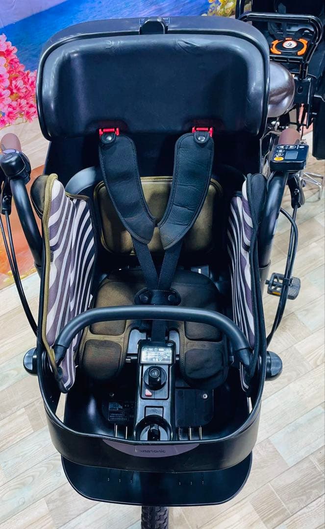 限定価格！ギュット⭐️12AHパナソニック子供乗せ電動アシスト自転車Y2278
