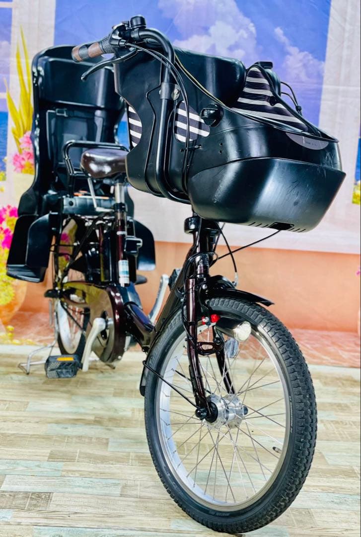 限定価格！ギュット⭐️12AHパナソニック子供乗せ電動アシスト自転車Y2278