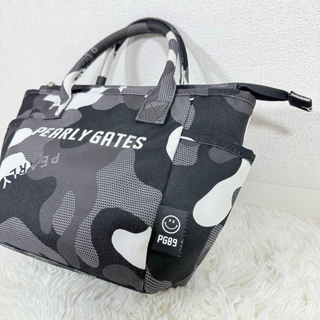 希少 完全完売品 パーリーゲイツ ブラックカモ　カートバッグ 迷彩
