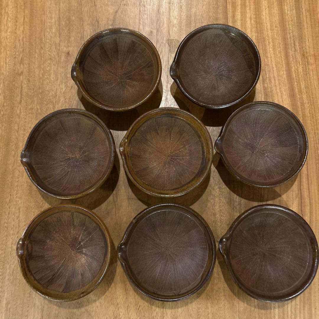 小石原焼　摺鉢片口鉢　八個