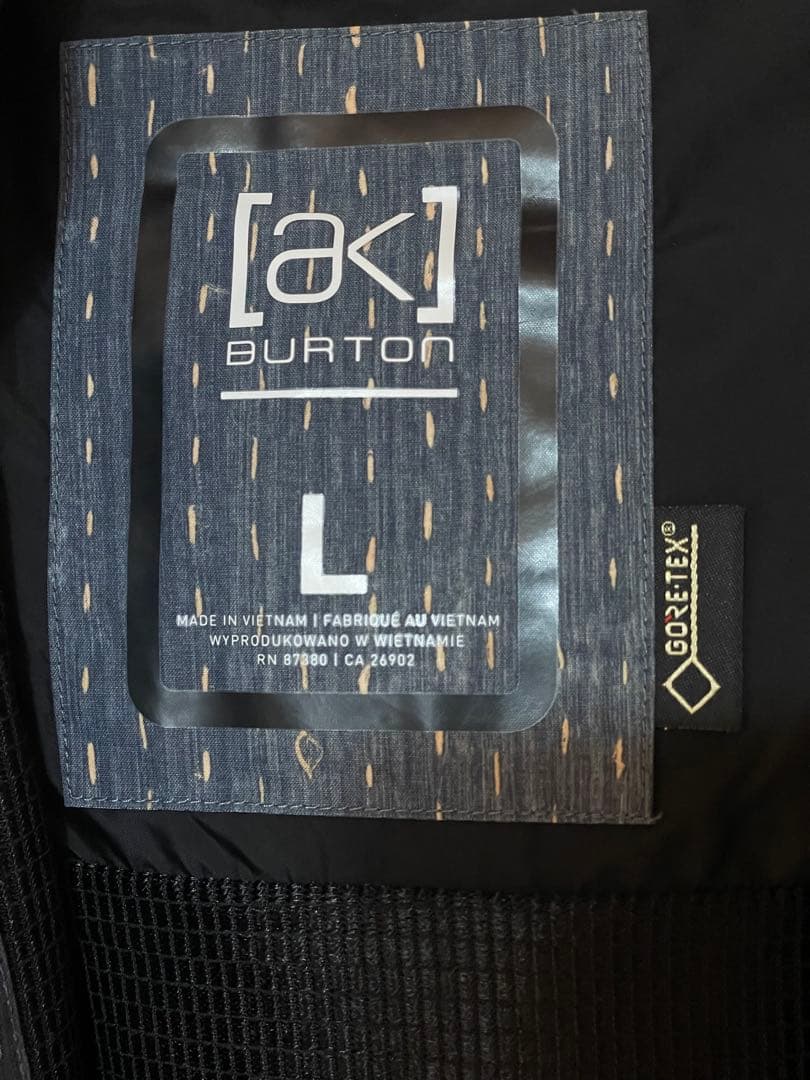 バートン　BURTON AKジャケット　刺子　サイズＬ　レア