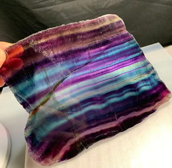 超透明☆美グラデーション・フローライト プレート
