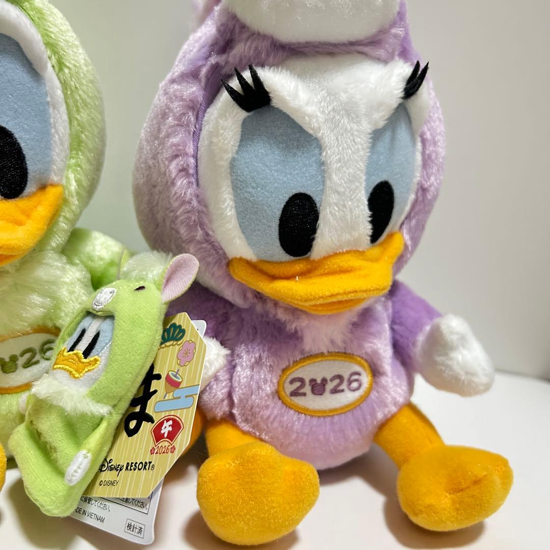 新品タグ付　TDR限定品　ぬいぐるみ2個セット　干支　ドナルド　デイジー