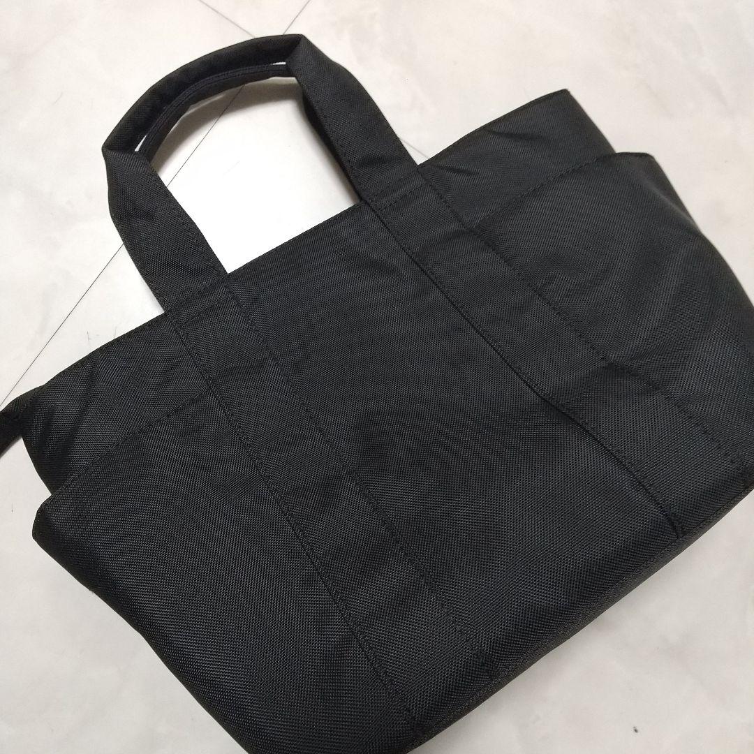 美品　JACK BUNNY 黒　ラウンドバッグ　ミニトートバッグ