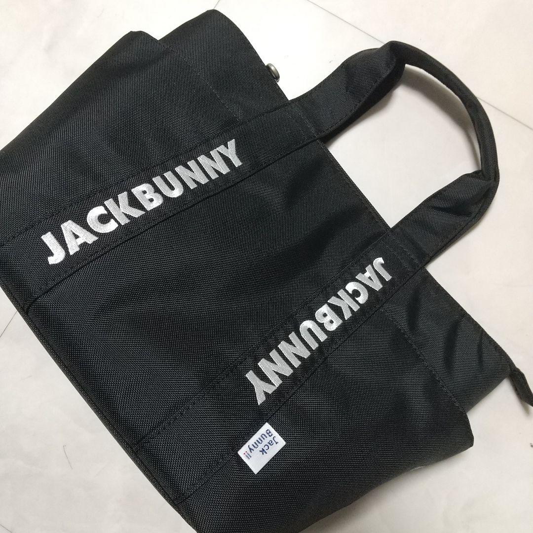 美品　JACK BUNNY 黒　ラウンドバッグ　ミニトートバッグ