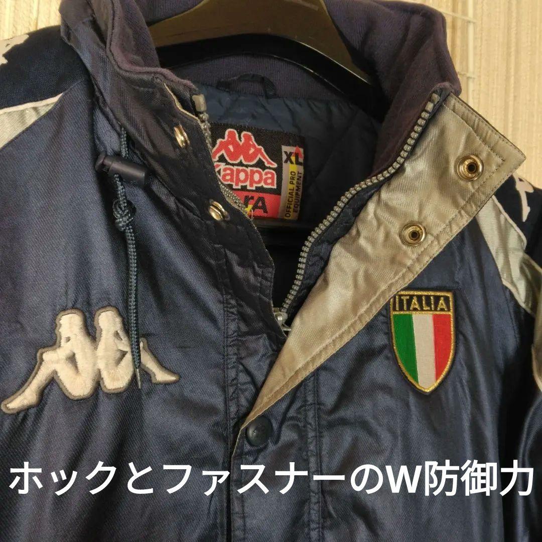 Kappa イタリア代表 ベンチコート XL ネイビー4Lビンテージモデル