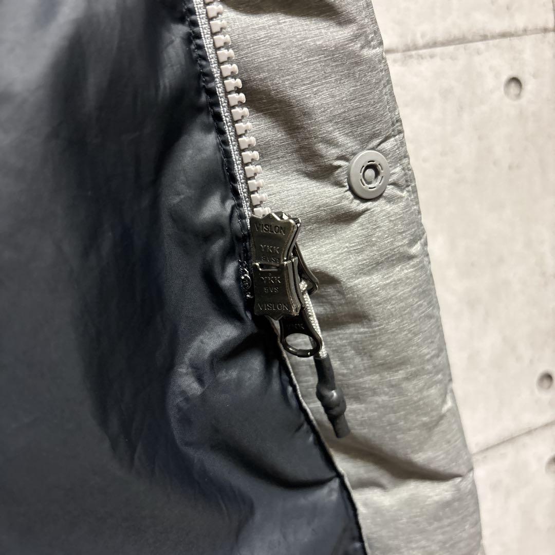 【状態◎】ノースフェイス DRYVENT ロングダウン ベンチコート グレー
