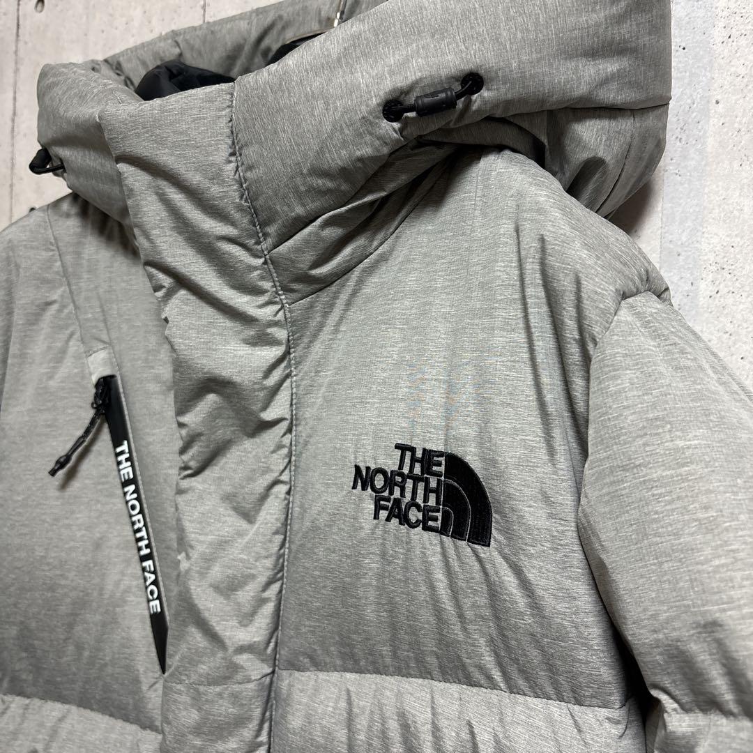 【状態◎】ノースフェイス DRYVENT ロングダウン ベンチコート グレー