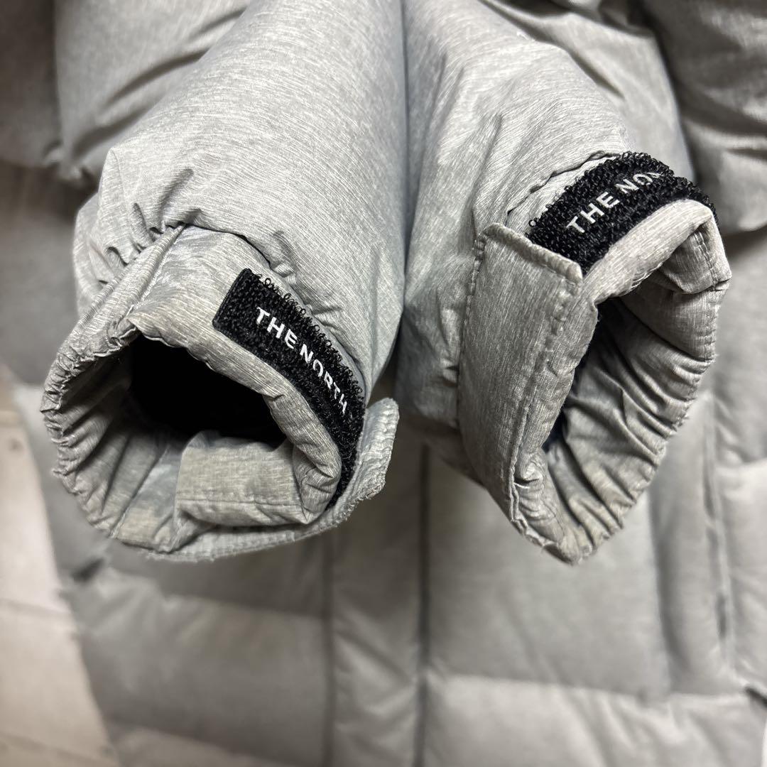 【状態◎】ノースフェイス DRYVENT ロングダウン ベンチコート グレー