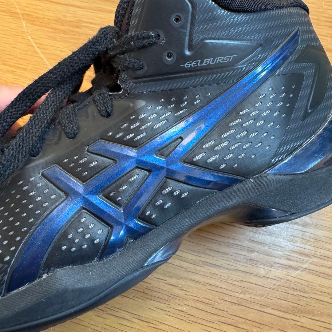 希少 美品　アシックス　GELBURST バッシュ　23.5cm　黒