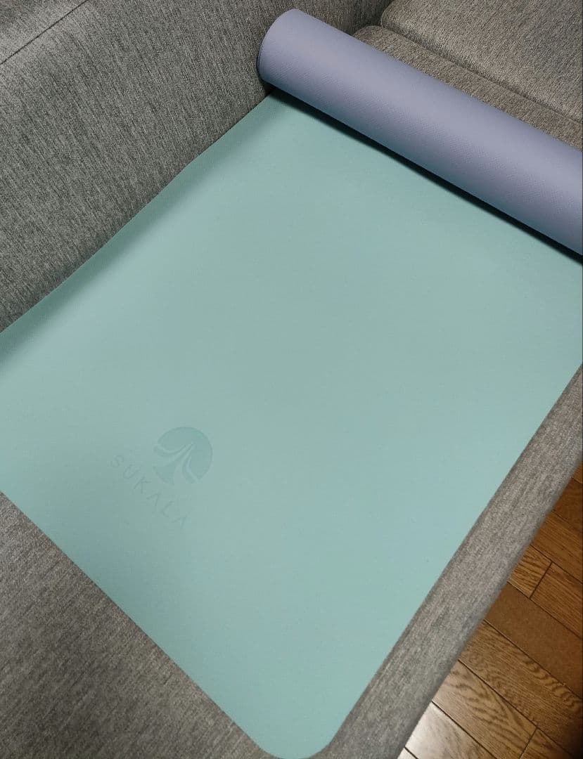 ④【美品】SUKALA LAVAヨガマット アクア