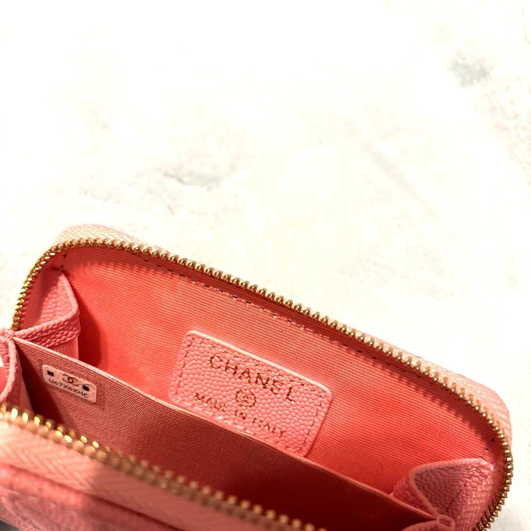 CHANEL シャネル ノベルティ　フラグメント　ケース　財布　ピンク