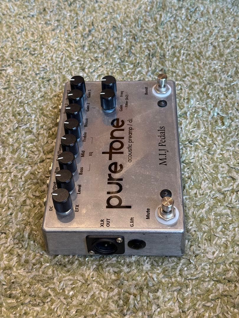 ギター M.I.J Pedals pure-tone acoustic preamp