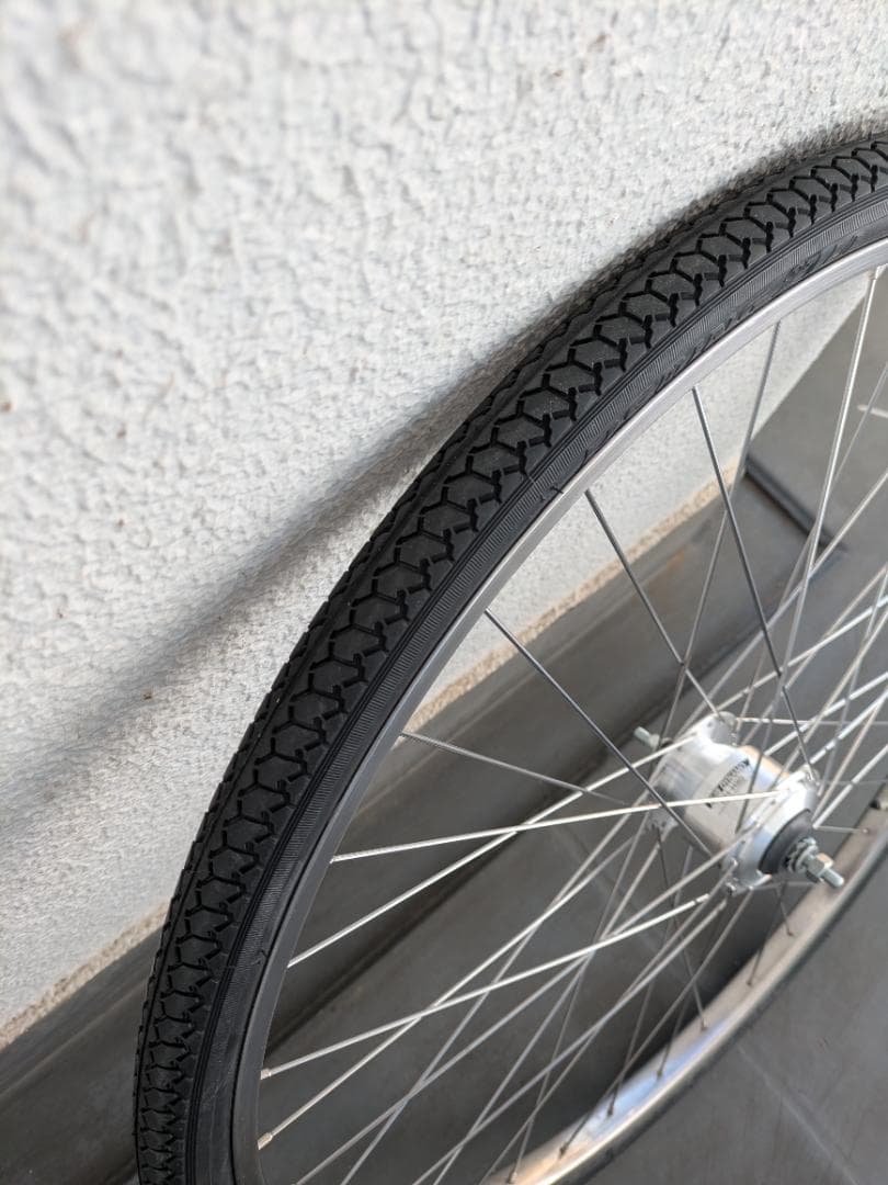米*也様 2/24削除【新古品】自転車　前輪　27インチ