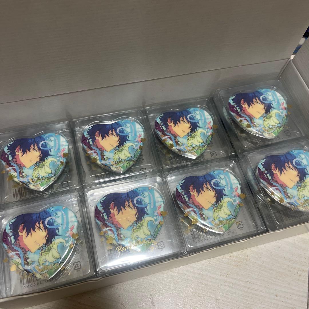 あんスタ 漣ジュン ホワイトデー 缶バッジ 26個セット ハート缶バッジ