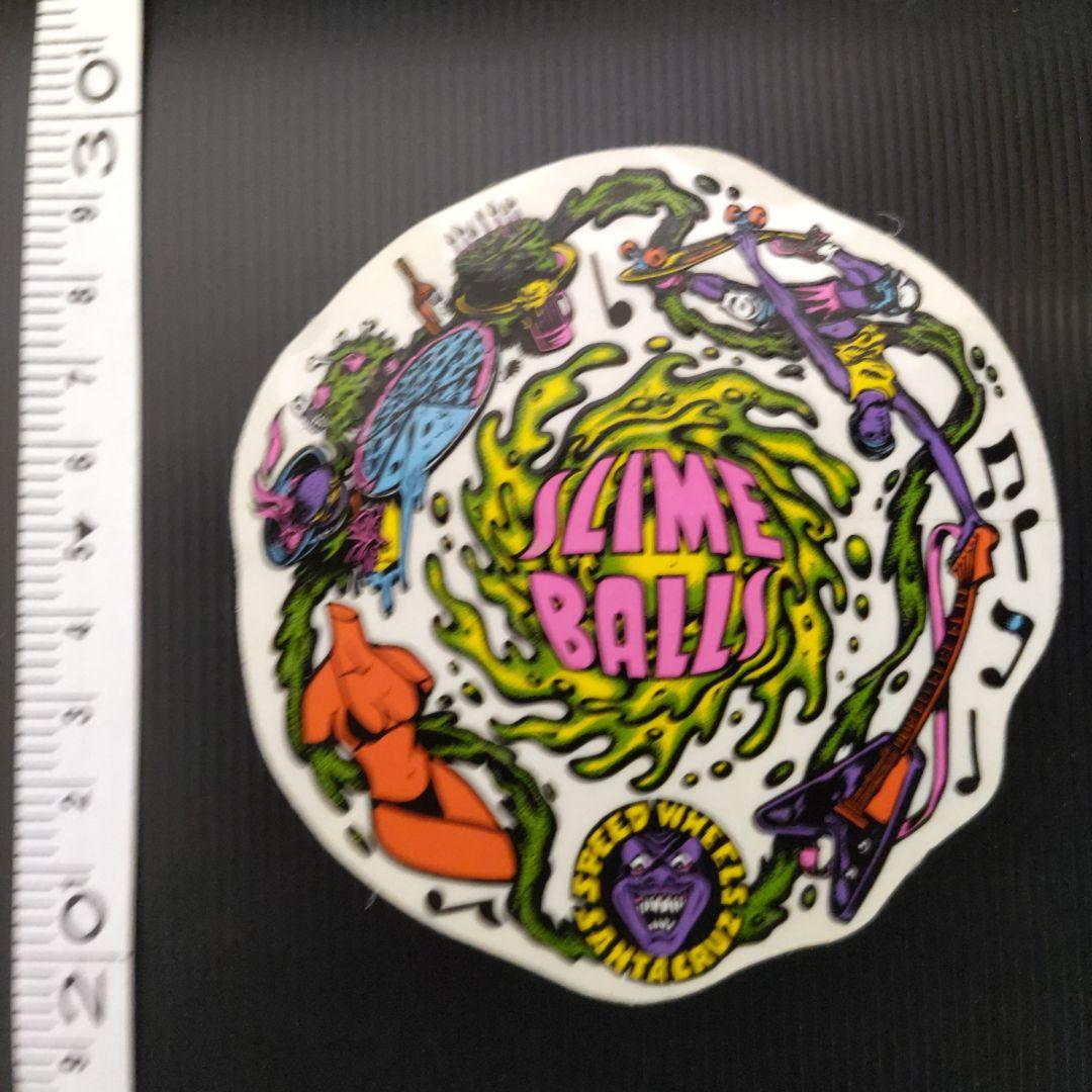 santacruz skateboard sticker スライムボール
