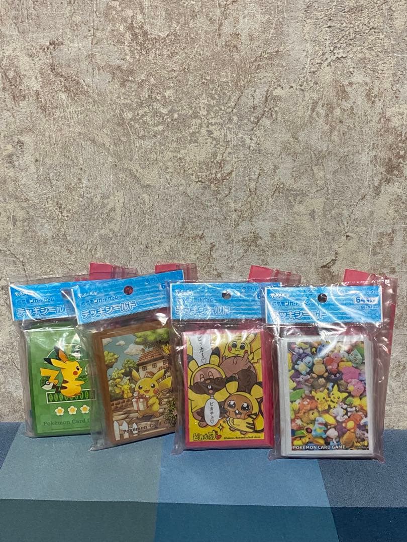 【新品購入未開封品】ポケモンデッキシールド7点まとめ売り