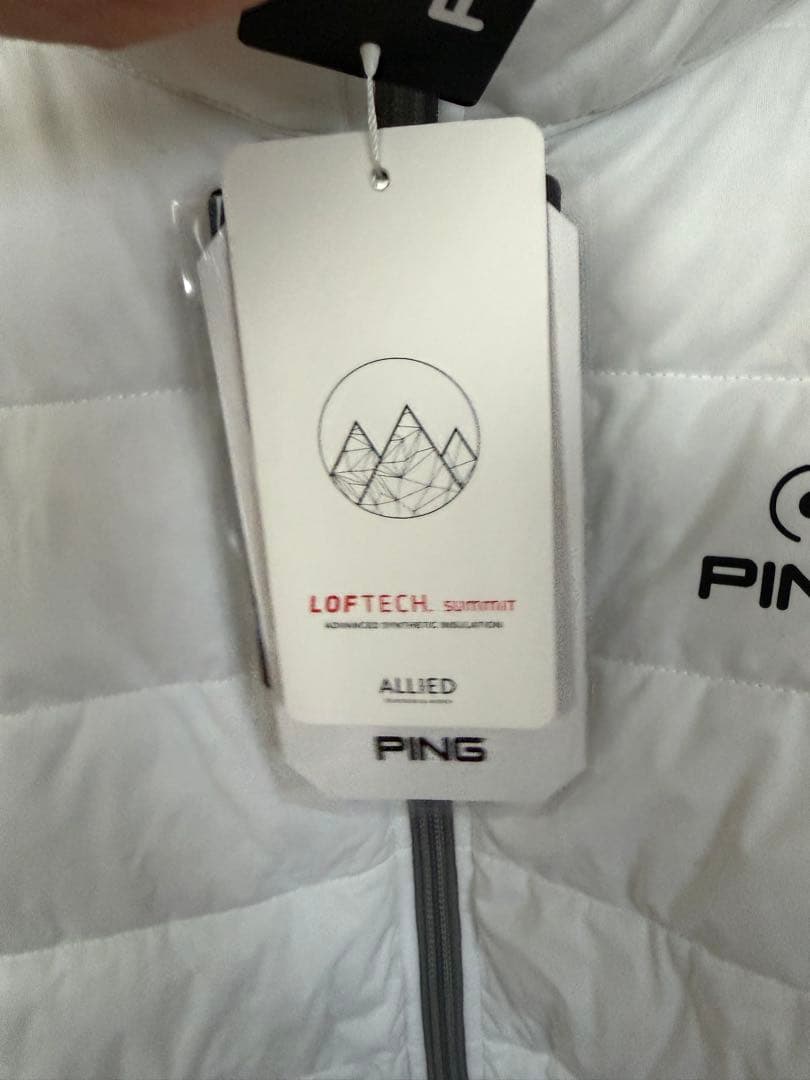 PING レディース中綿ジャケット ホワイト　M