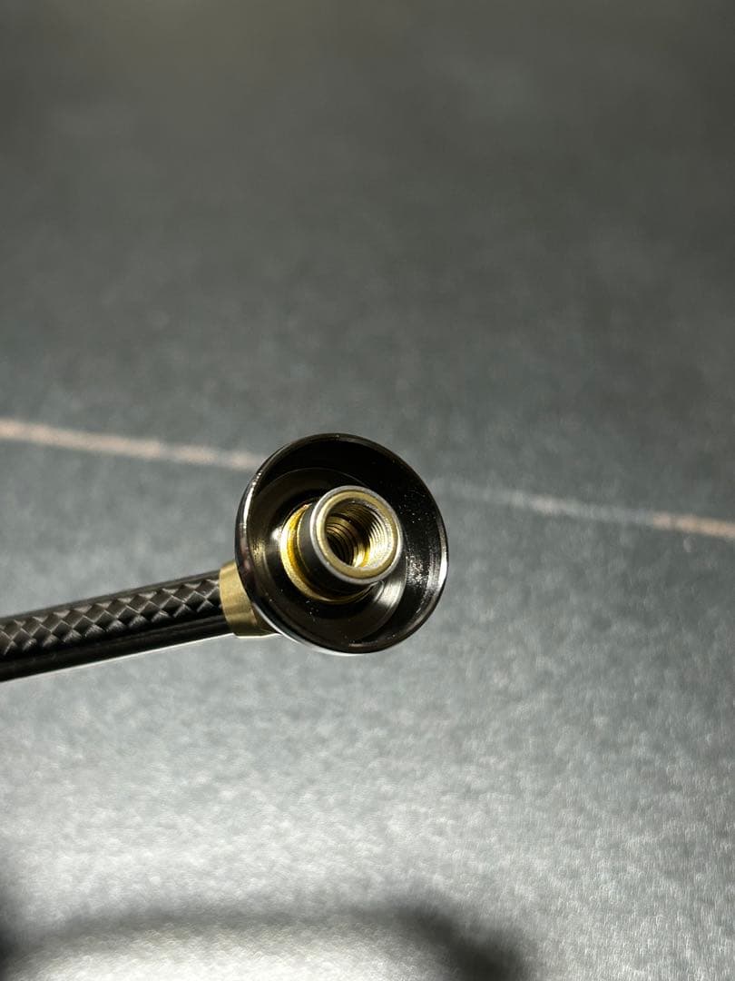 ダイワ SLPワークス カーボンハンドル45mm キャップインフラットノブ付き
