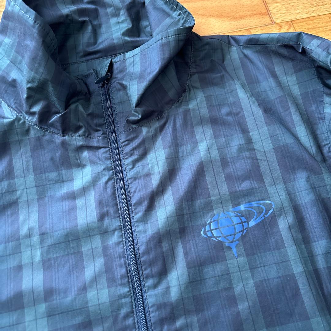 BEAMS GOLF ビームスゴルフ 長袖ハーフジップジャケット チェック