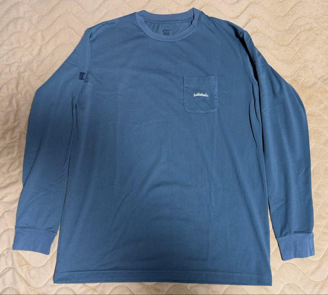 ASICS×ballaholic Pocket Long Tee(grey)XL