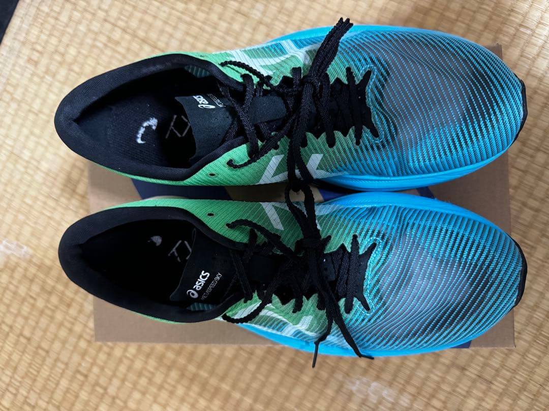 ASICS RACER 360 グリーン/ブルー
